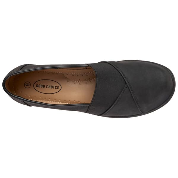 Womens Good Choice Jess Slip On Wedge Loafers