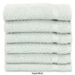 Linum 6pc. Herringbone Washcloths Set - image 2