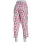 Womens René Rofé® Floral Capri Pajama Pants - Pink - image 3