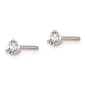 Pure Fire 14kt. White Gold Certified 1/5ctw. Diamond Earrings - image 2