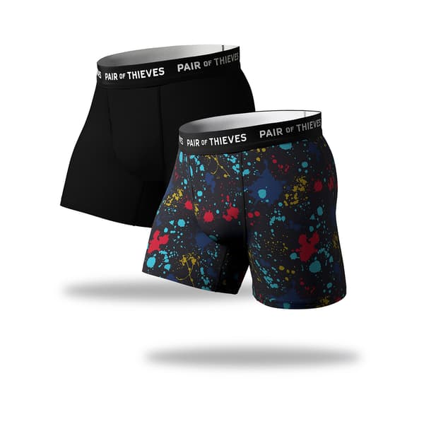 Mens Pair Of Thieves 2pk. Fashion Boxer Briefs - image 