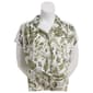 Womens New York Laundry Short Sleeve Tropical Blouse - image 1