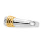 Mens Gentlemens Classics™ 14kt. Two Tone 1/4ctw. Diamond Ring - image 3