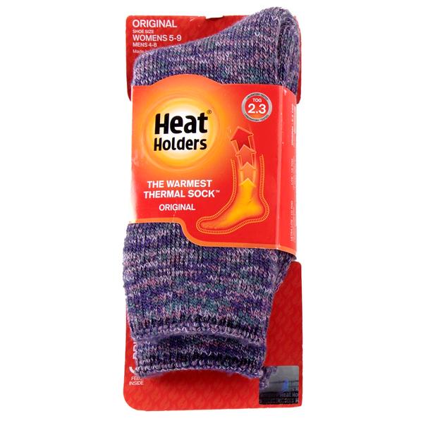 Womens Heat Holders Wendy Twist Crew Socks - image 