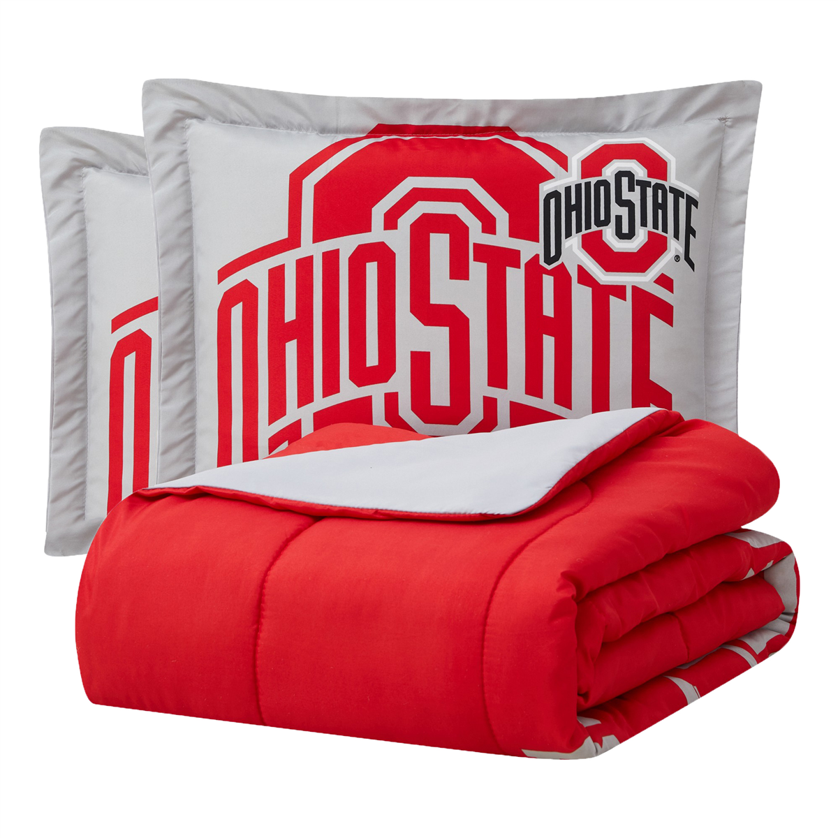 Sweet Home Collection NCAA Ohio State Buckeyes Comforter Set