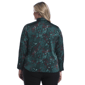 Plus Size Rafella Obscure Floral Patch Pocket Blouse Shirt - image 2