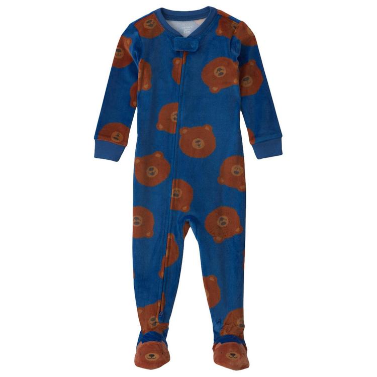 Baby Girl (12-24M) Carter''s® Bears DreamPlush Footed Pajamas