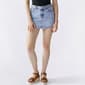 Juniors No Comment Low Rise Self Applique Skort - Coastal Blue - image 1