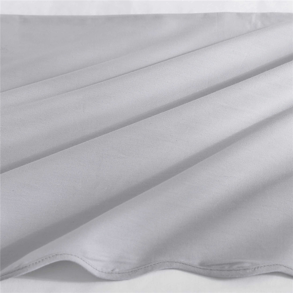 Stone Cottage Solid Scallop Grey Tailored Bed Skirt