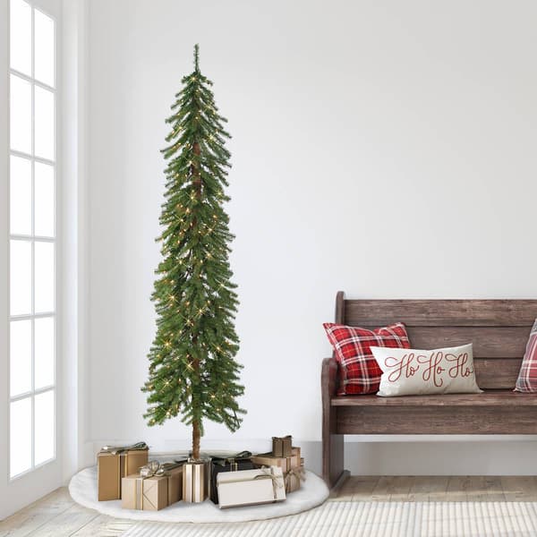 Puleo International 7ft. Pre-Lit Alpine Artificial Christmas Tree