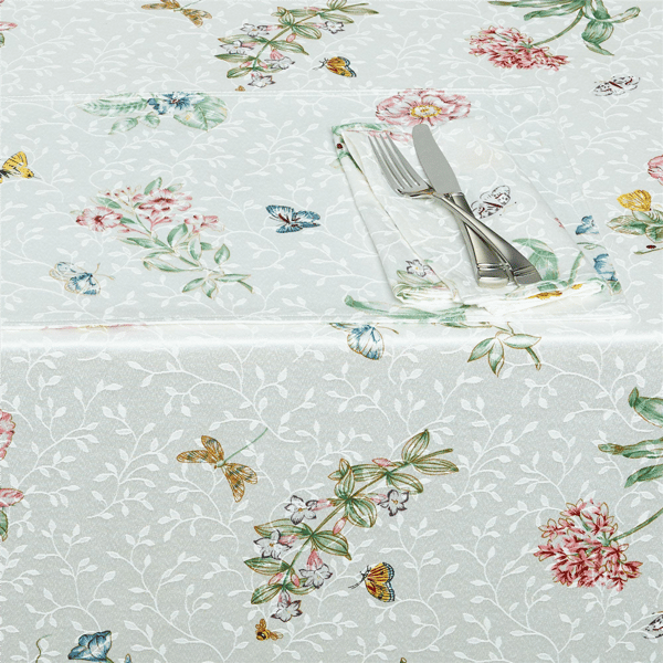 Lenox® Butterfly Meadow Damask Tablecloth