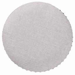 Baxton Studio Rosine Upholstered Nail Trim Ottoman
