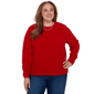 Plus Size Alfred Dunner Classics Cable Knit Chenille Sweater - image 1