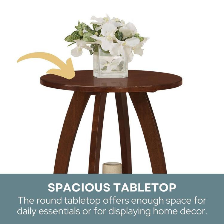 Convenience Concepts Aldrin End Table with Shelf