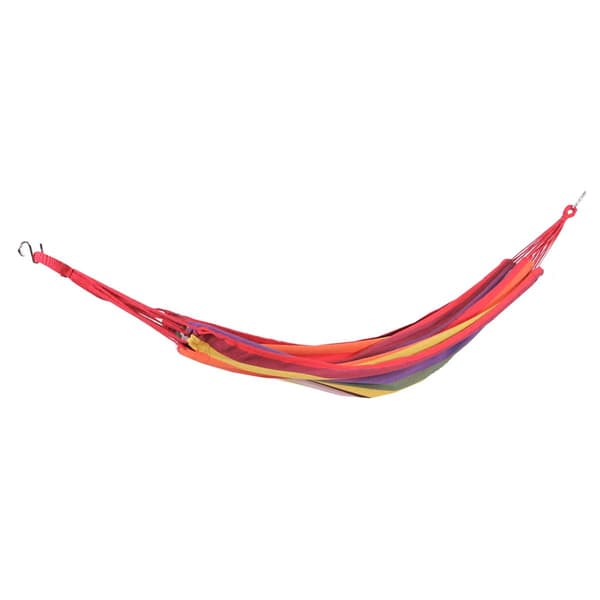 Northlight Seasonal Wide Striped Woven Single Brazilian Hammock - image 