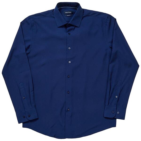 Mens Nautica Slim Fit Super Shirt - Estate Blue - image 