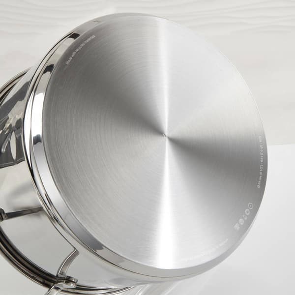 BergHOFF Helix Stainless Steel 10in. Stockpot w/ Glass Lid