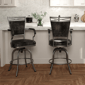 HH2 Home Bridgetown Tilt Upholstered Counter Height Swivel Stool - image 8