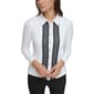 Womens Tommy Hilfiger Long Sleeve Button Front Lace Knit Top - image 1