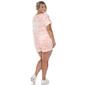 Plus Size White Mark 2pc. Top and Shorts Pajama Set - image 3