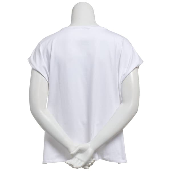 Plus Size New York Laundry Dolman Sleeve Rhinestone Parrot Tee