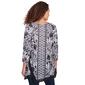 Womens Ruby Rd. Monochrome Moment Knit Monochrome Blouse - image 2
