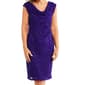 Womens Connected Apparel Sleeveless Drape Neck Sheath Dress - image 3