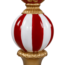 Northlight 48in. Candy Cane Ball Finial Christmas Decoration
