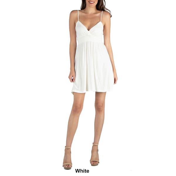 Womens 24/7 Comfort Apparel Surplice Sundress