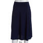 Womens NY Collection Knee Length Solid ITY A-Line Skirt - image 3