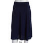 Petite NY Collection Knee Length Solid ITY Skirt - image 3