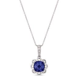 Le Vian(R) Blueberry Tanzanite(R) Chocolate & Nude Diamond Pendant
