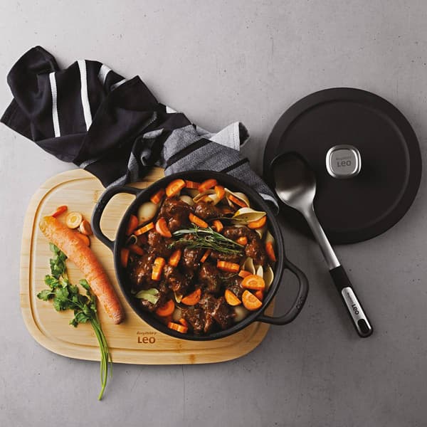 BergHOFF Graphite Enameled Cast Iron 8in. Covered Stockpot