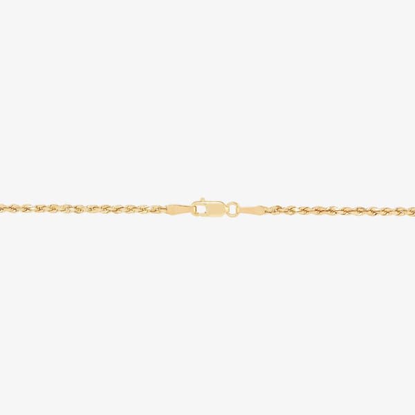 Gold Classics&#8482; Circle & Bar on Rope Chain Lariat Necklace