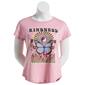 Juniors No Comment Short Sleeve Crew Neck Kind Butterfly Tee - image 1