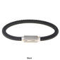 Mens Lynx Damascus Steel & Silicone Bracelet - image 3