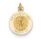Unisex Gold Classics&#40;tm&#41; 14kt. Gold Guardian Angel Pendant - image 1