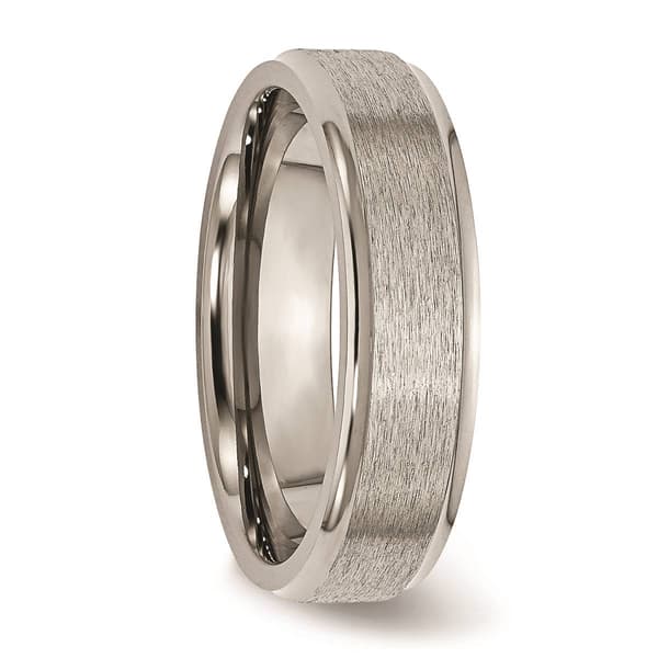 Mens Endless Affection™ Engravable 6mm Satin Finish Wedding Band
