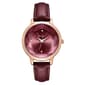 Womens Jessica Simpson Rose Gold Faceted Glass Watch - JS0109RGRD - image 1