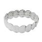 Design Collection Silver-Tone Hammer Detail Stretch Bracelet - image 1