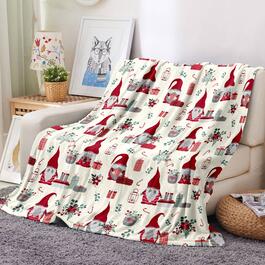 Spirit Linen Home&#8482; Velvet Christmas Santa/Gift Throw Blanket