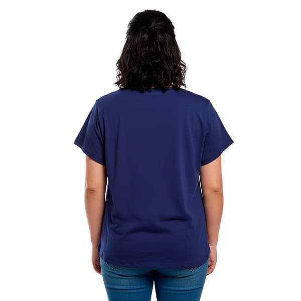 Plus Size Emily Daniels Short Sleeve Rhinestone Star Tee - image 