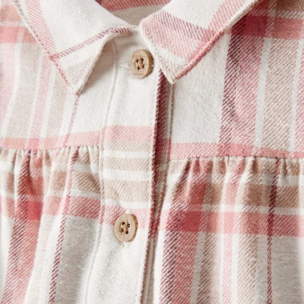 Baby Girl &#40;3-24M&#41; Carter''s&#174; Plaid Long Sleeve Dress with Headband