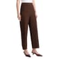 Petite Jones New York Pull On Textured Cobble Straight Leg Pants - image 3