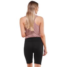 Womens Due Time Solid Biker Maternity Shorts