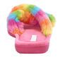 Womens Fifth & Luxe Rainbow X Band Slippers - image 3