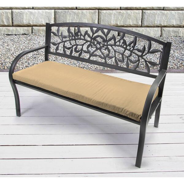 Jordan Manufacturing Antique Beige Outdoor Bench Cushion