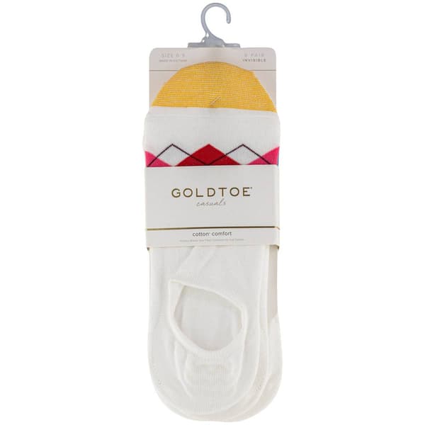 Womens Gold Toe® 6pk. Argyle Invisible 21.00