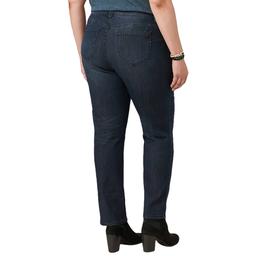 Plus Size Democracy “Ab”solution® Mid Rise Straight Leg Jeans