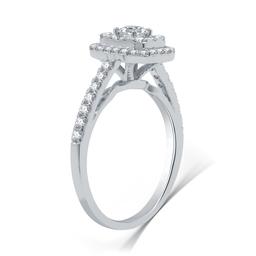Nova Star® Lab Grown Diamond Emerald Shaped Bridal Ring